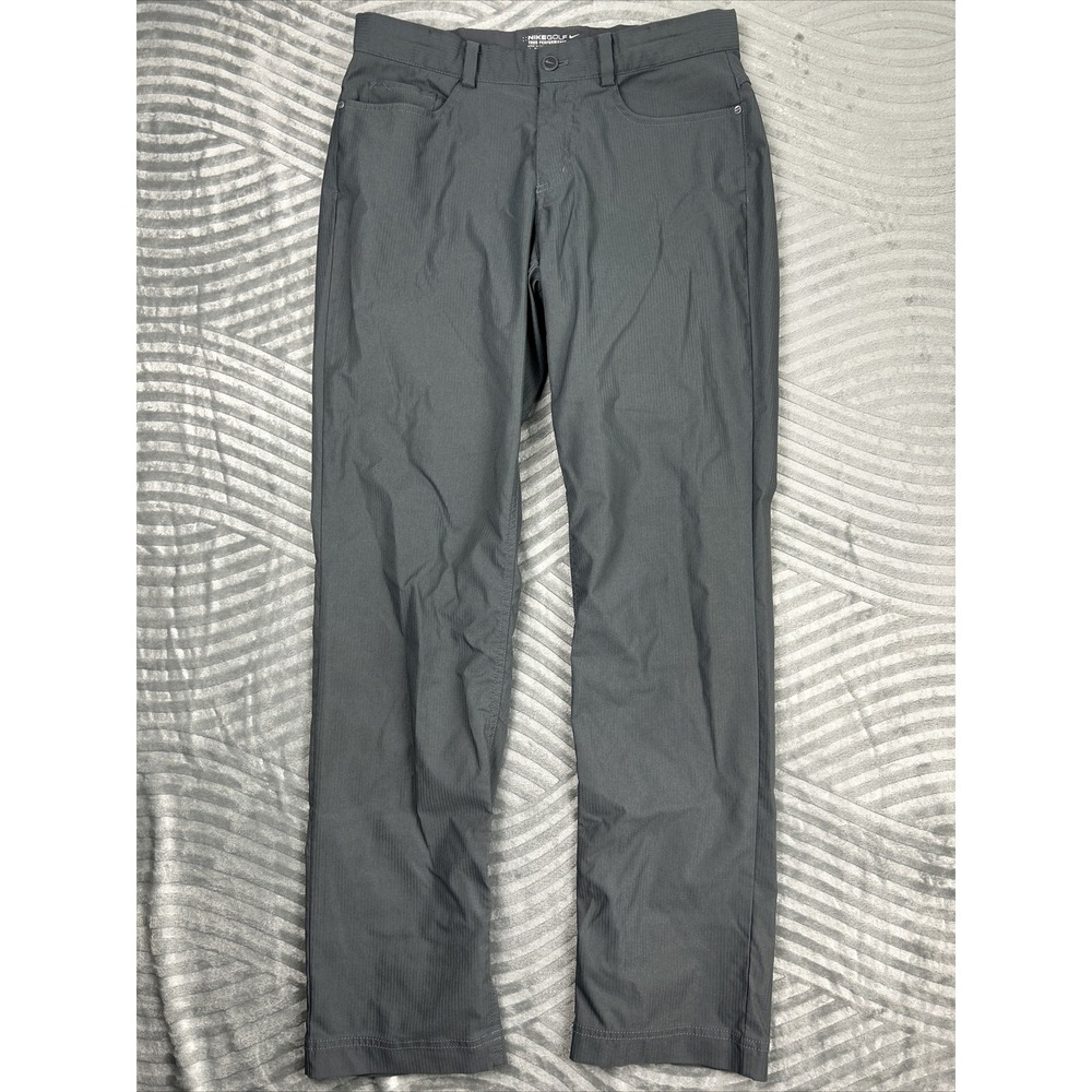 Nike Golf Tour Performance Dri Fit Pants Gray Stretch Men's Size Medium 30x32